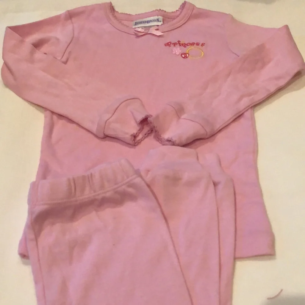 Pajamas Princess girls size 10 new cotton Buster Brown